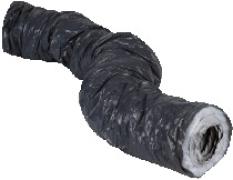 Gaine flexible pvc isolée ouate - Axelaire