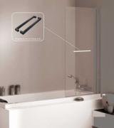 Domao 200 pare bain 1 volet avec poignée et relevable - Jacuzzi