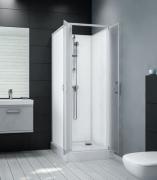 Surf5 cabine de douche carré portes battantes - Leda