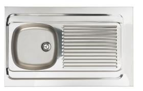 Evier inox à poser  - Moderna