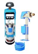 Mécanisme de wc 3/6 litres Domao - Regiplast