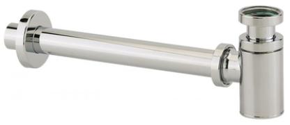 Siphon lavabo cylindrique chromé - Valentin