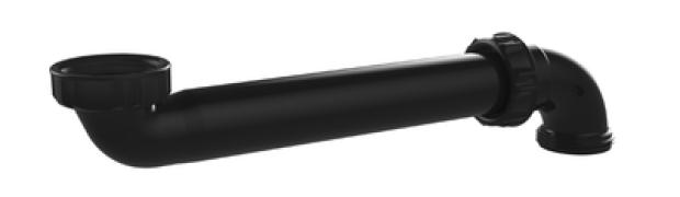 Tubulure gain de place ABS noir - Valentin