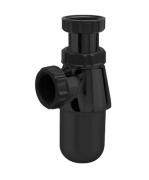 Siphon lavabo ABS noir - Valentin
