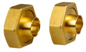 Paire raccord à souder pour circulateur de chauffage 1"1/2 x 28  - Thermador