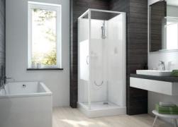 Izibox2 cabine carrée pivotante sérigraphié -  Leda