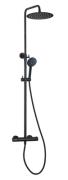 Domao colonne de douche thermostatique noir mat - Paini