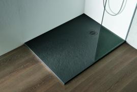 Receveur Domao carré anthracite - Acquabella