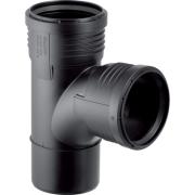 Té pied de biche 87,5° silent-PP diamètre 110 - Geberit
