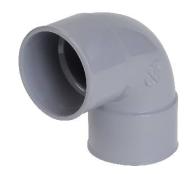 Coude PVC à coller 87° femelle/femelle - Nicoll