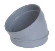 Secteur de coude PVC à coller 30° mâle/femelle - Nicoll