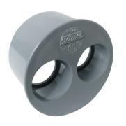Réduction PVC à coller incorporée 2 trous mâle/femelle - Nicoll