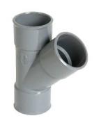 Té PVC à coller 45° femelle/femelle - Nicoll