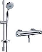 Combi croma 100 multi ecostat 1001Chromé - Hansgrohe