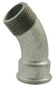 Coude galva 45° mâle/femelle n°40 - Codital