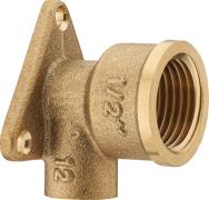 Coude applique laiton / à souder  femelle 471gcu - Riquier
