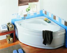 Foria baignoire d'angle avec tablier - Aquarine