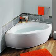 Nalia baignoire d'angle avec tablier - Aquarine