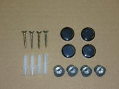 Jeu de 4 fixations miroir - Sanith