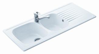 Targa 80 évier céramique à encastrer 2 cuves - Villeroy & Boch