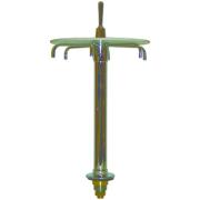 Circulaire colonne 6b robinet temporisé chromé -  Ideal Standard