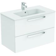 Ulysse meuble sdb 2 tiroirs avec plan céramique - Ideal Standard