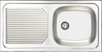 Evier inox à encastrer - Moderna