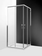 Equi accès d'angle coulissant  - Argent Poli - Verre Clair - Roth