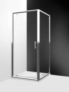 Equi paroi fixe - Argent Poli - Verre Clair - Roth