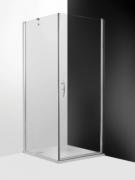 Equi paroi fixe p.montage av.PI2 - Argent Poli - Verre clair - Roth