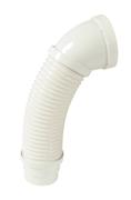 Pipe de raccordement wc souple coudée - Nicoll