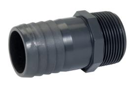 Embout cannelé PVC pression fileté - Nicoll