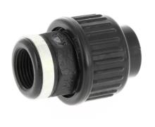 Raccord  PVC pression 3 pièces taraudé / à coller - Nicoll