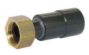 Raccord PVC pression 2 pièces écrou laiton / à coller - Nicoll