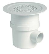 Sitar siphon de sol pour revêtement souple grille pvc - Nicoll