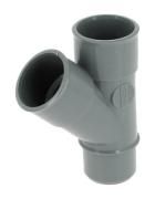 Té réduit PVC à coller 45° mâle/femelle - Nicoll
