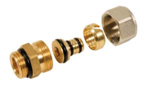 Raccord multicouches à compression / fileté - PBtub