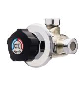 Alpa bouton noir mitigeur de douche - Presto