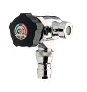 Mitigeur lavabo 3500 bouton noir avec brise jet - Presto