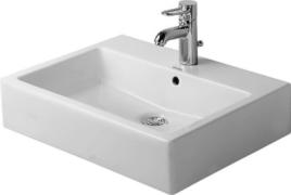 Vero vasque ronde meulée à poser avec plage de robinetterie - Duravit