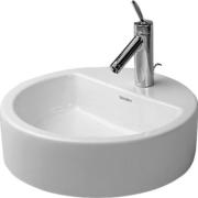 Starck 1 vasque ronde à poser avec plage de robinetterie - Duravit