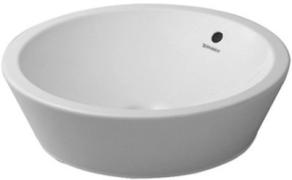 Starck 1vasque ronde meulée cônique à poser - Duravit