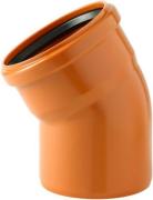 Coude pvc rouge 30° - Van Eyk Peter