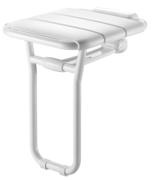 Siège de douche relevable ALU avec pied - Delabie