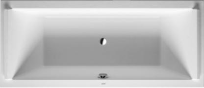 Starck duo baignoire rectangulaire avec pieds - Duravit