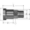 Sanipex insert mâle multicouches passage intrégral - Georg Fischer