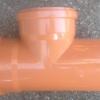 Té égal pvc rouge 87° -  Van Eyk Peter