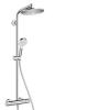 Showerpipe Crometta S240 1 jet colonne de douche thermostatique - Hansgrohe