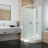 Iziglass2 cabine de douche 1/4 de rond portes coulissantes - Leda