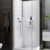 Iziglass2 cabine de douche carré accès d'angle coulissant - Leda